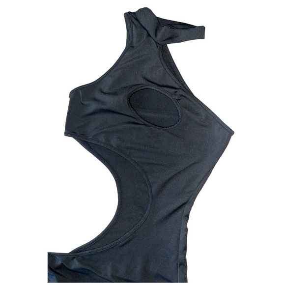 * SOLD * Sorelle UK Rhea Cut Out Mini Dress Black Size XS - Picture 7 of 16